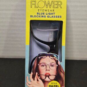 Flower Hazel Style Eyewear Blue Light Blocking Glasses Power 0.00